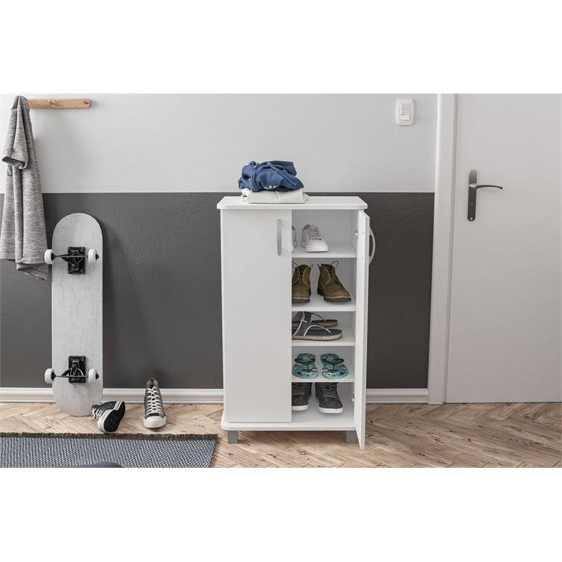 White 2 Door Storage Cabinet H1256