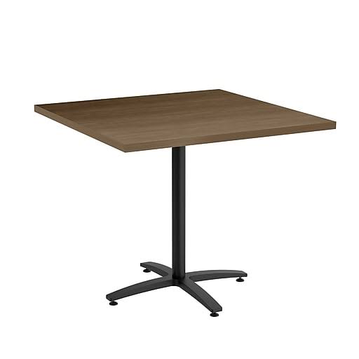 Multipurpose Square Laminate Table with Black Base A498010