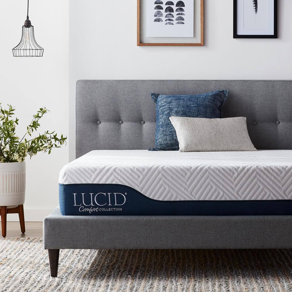 10 in. Gel and Aloe Vera Hybrid Memory Foam Mattress W9058