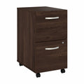 Black 2 Drawer Mobile File Cabinet K522