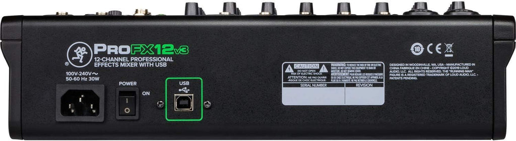 12-Channel Unpowered Mixer with TRS Cable, XLR Cable, Adapter and Cable Ties D336