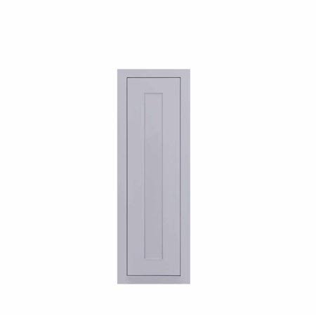 9 inch Wide 39 inch Tall 1 Door Wall Cabinet, Gray U452824
