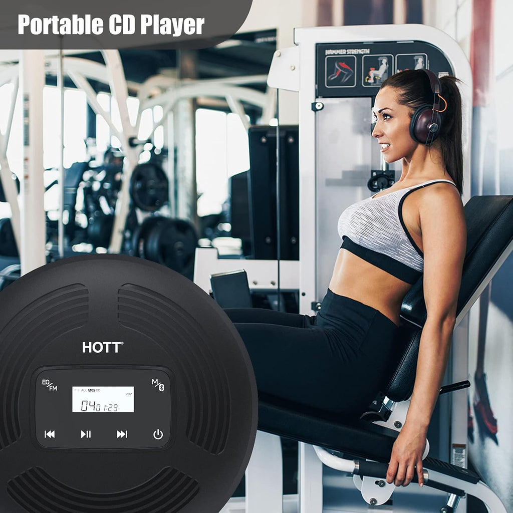 Portable CD Player with Bluetooth and FM Transmitter D979