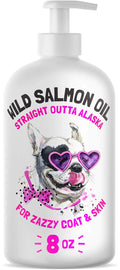Wild Alaskan Salmon Oil for Dogs & Cats 8 oz X6712