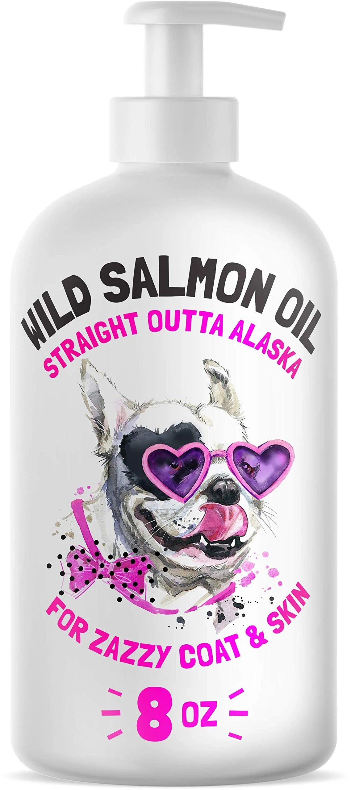 Wild Alaskan Salmon Oil for Dogs & Cats 8 oz X6712