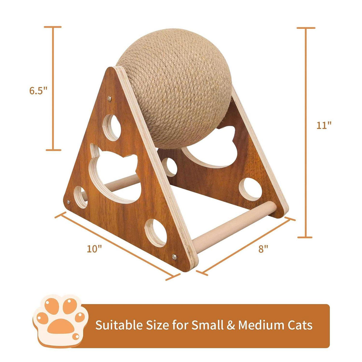 Natural Sisal Cat Scratching Ball V82010