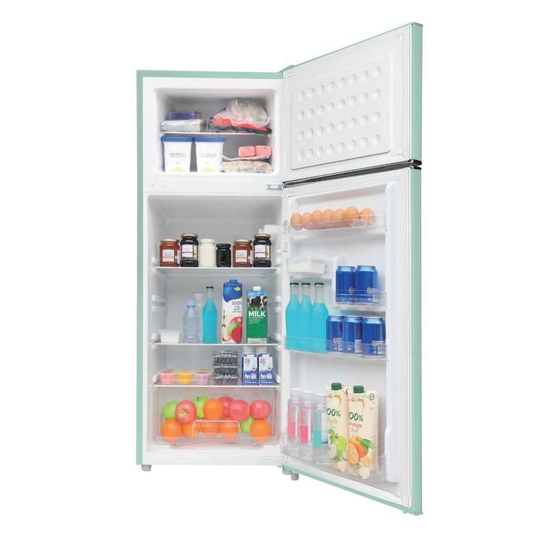 7.5 cu. ft. Retro Mini Fridge with Top Freezer N518446