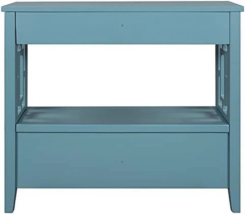 Modern Wood Console Table with 4 Drawers and 1 Shelves L61088