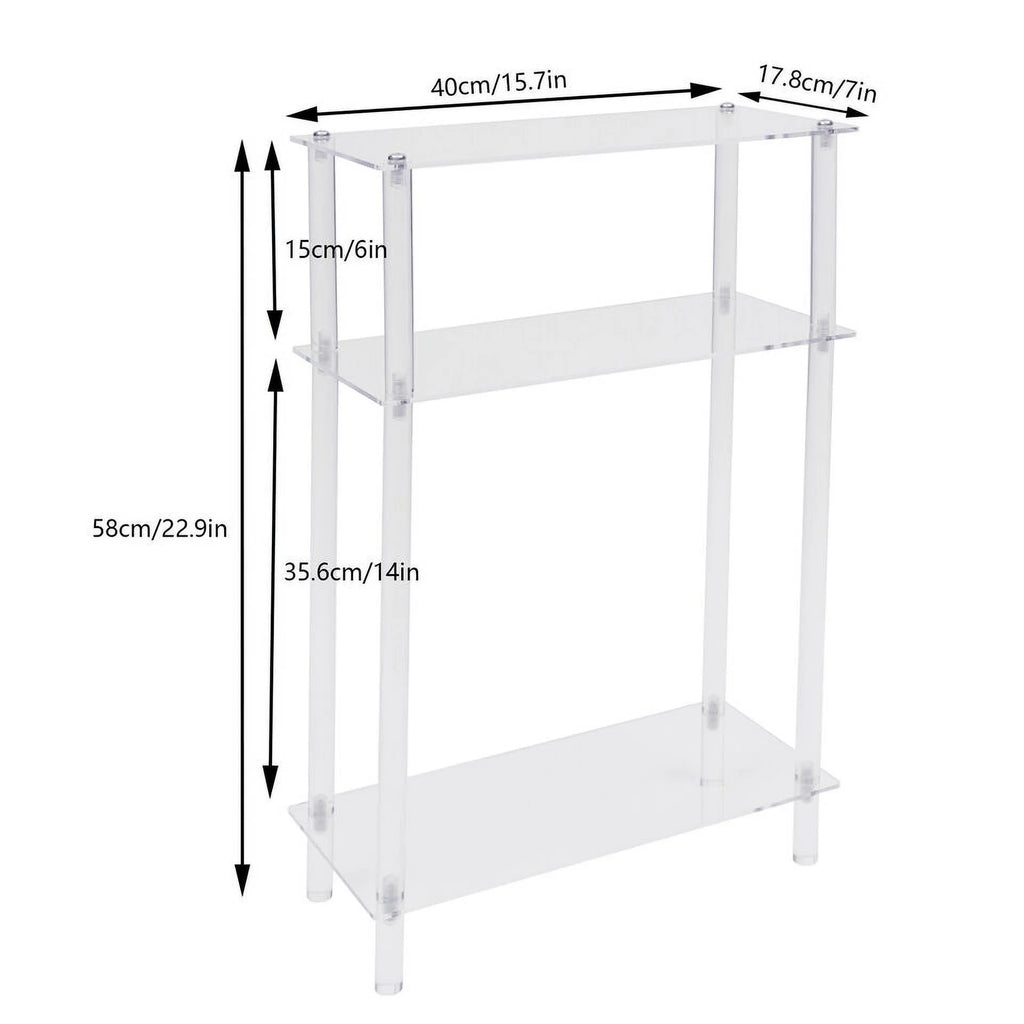Acrylic Narrow Side Table A61972