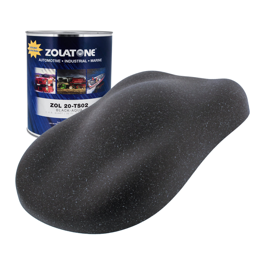 Black Aqua Trunk Spatter Paint Quart W888