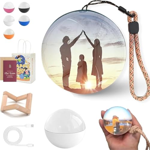Christmas Ornament LED Crystal Ball Player C28380