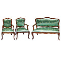 1:12 Scale 3Pcs Simulation Armchairs Sofa Chair T209