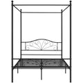 Metal Canopy Bed Frame with Arched Headboard Full Q826934