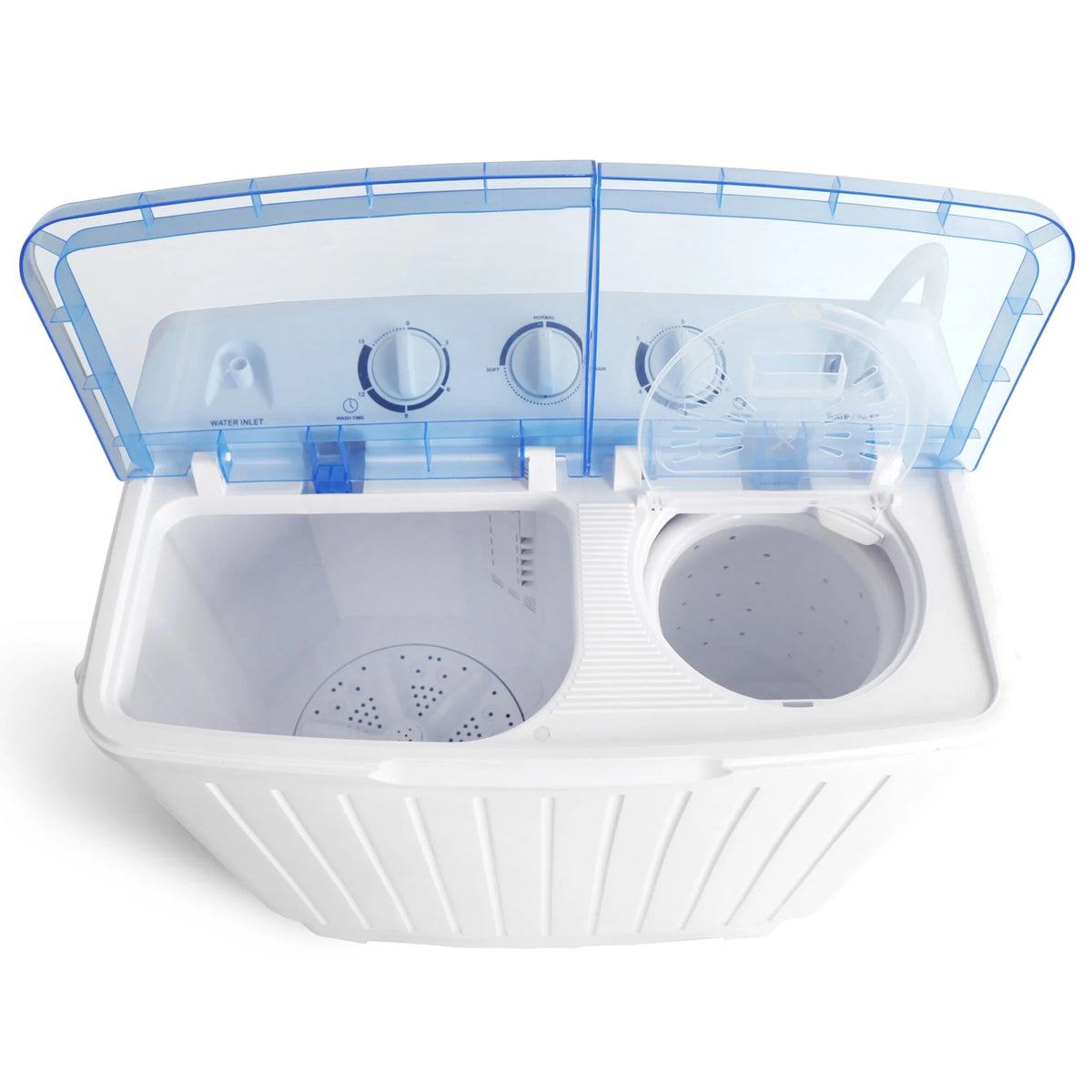 Portable Compact Twin Tub Washing Machine 11lb Washer 6.6lb Spin Dryer E180