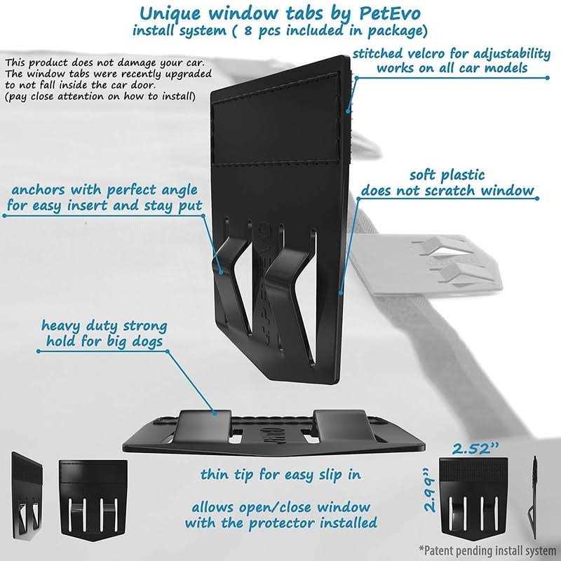 Car Door Protector Dog Scratch Vehicle Door Covers Pet Car Window Guard F1672