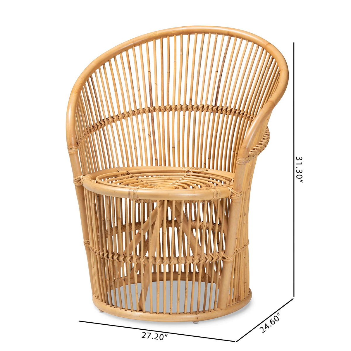 Brown Lounge Chair K559936