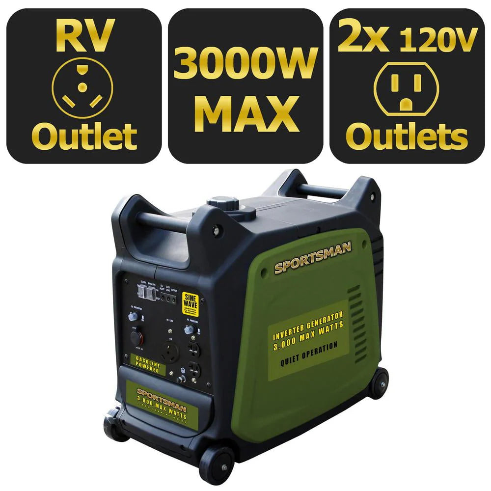 3500 Watt Inverter Gasoline Powered Generator V293221