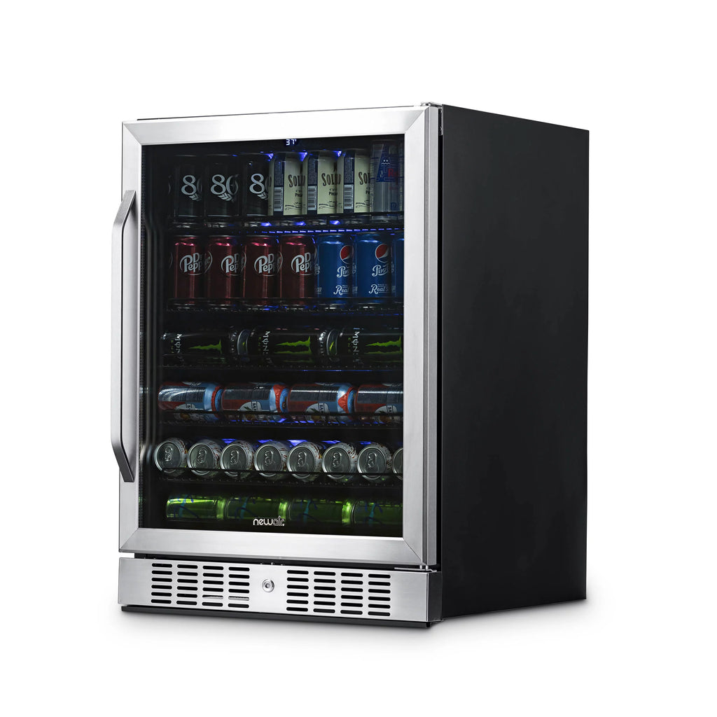 177 Can Stainless Steel Beverage Refrigerator G38202