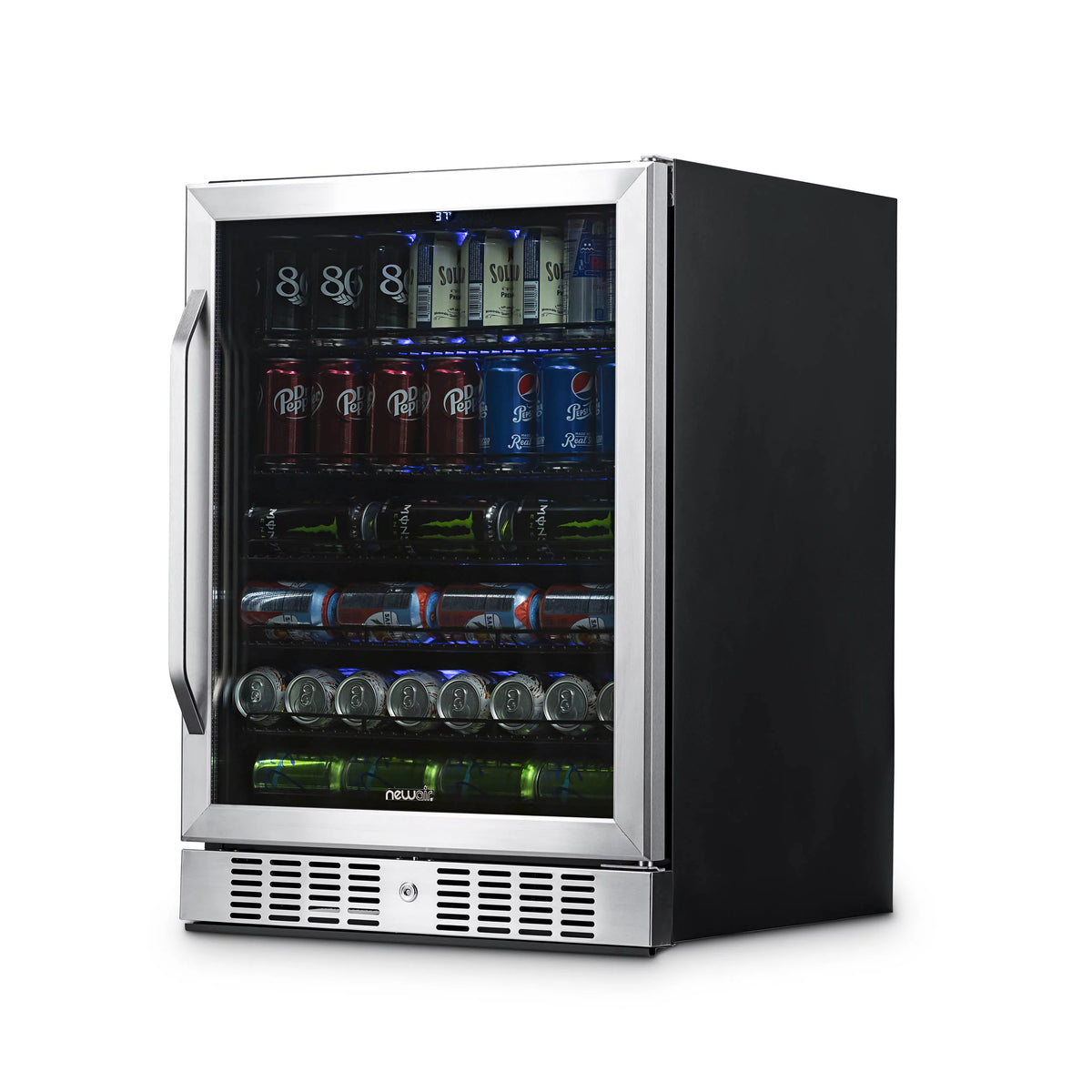 177 Can Stainless Steel Beverage Refrigerator G38202