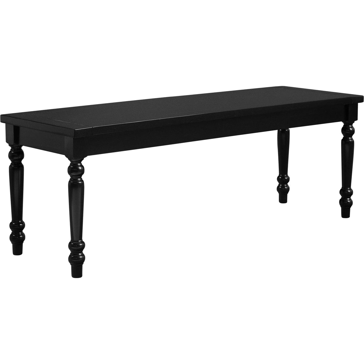 Black Dining Bench H340