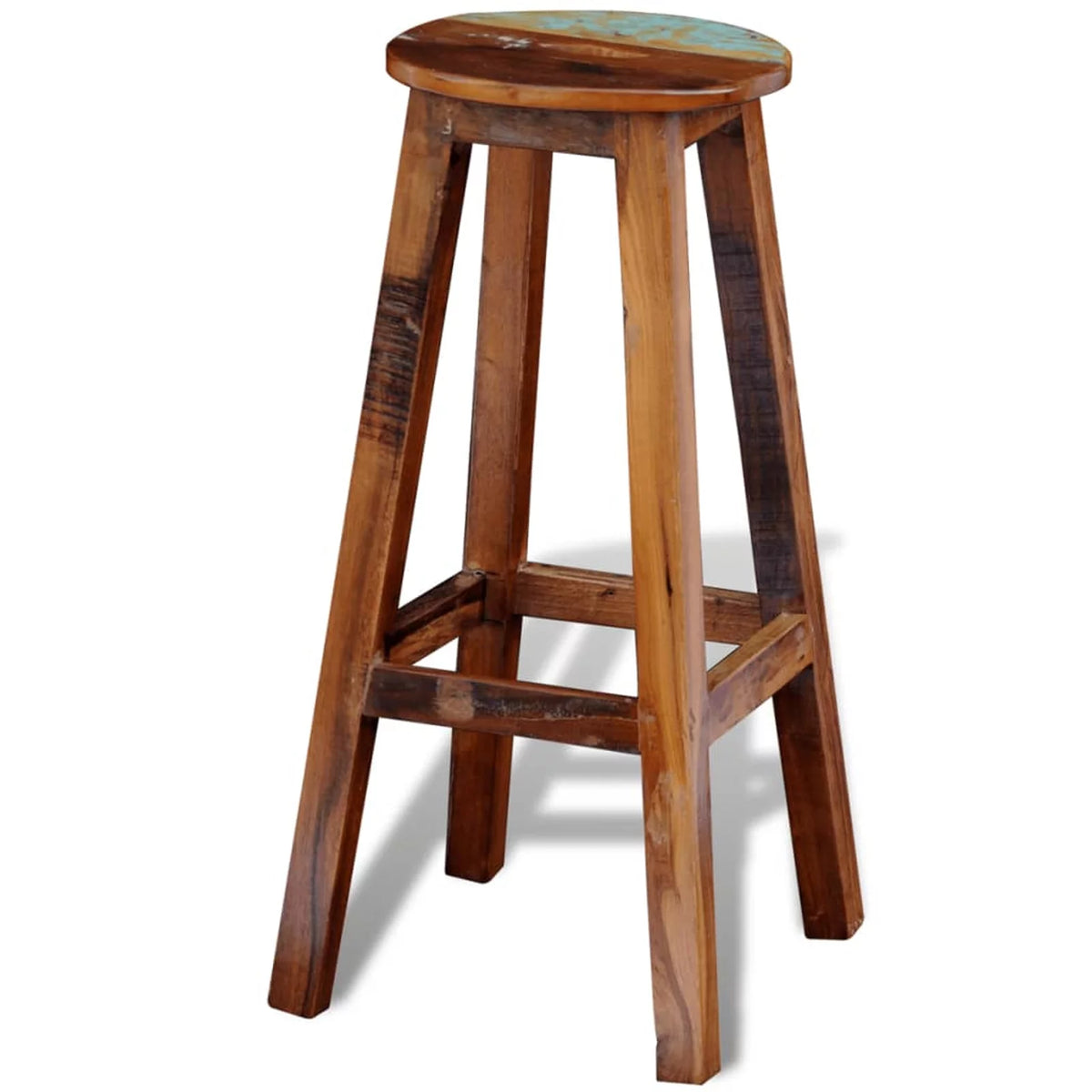 Solid Reclaimed Wood Bar Stool M129849