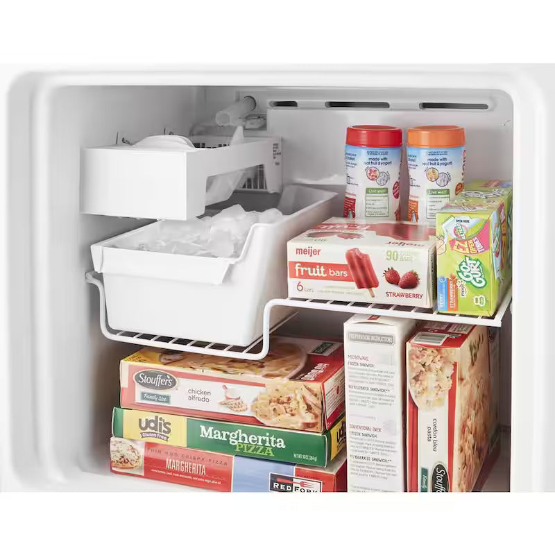 White Top Freezer Refrigerator A6295