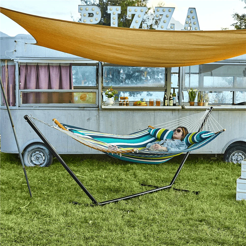 Padded Hammock with Steel Stand Z88637