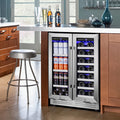24' Built in Wine Cooler Beverage Cooler Dual Zone Q55318