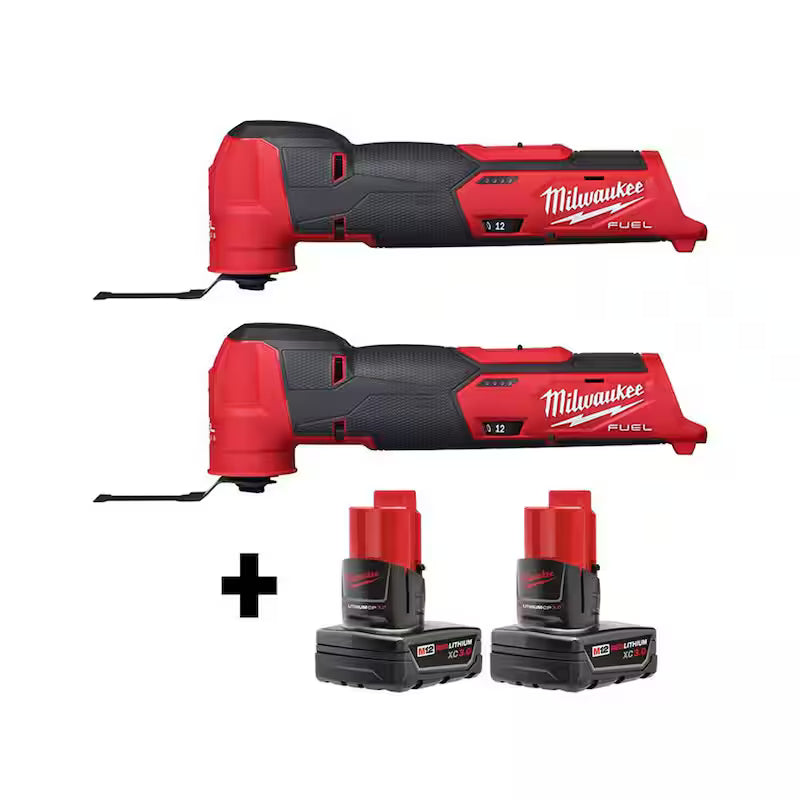 12-Volt Cordless Oscillating Multi-Tool with Two 3.0 Ah Batteries P14375