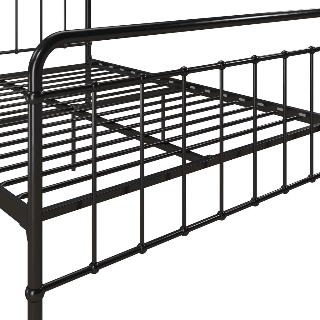 Black Full Metal Bed V37631