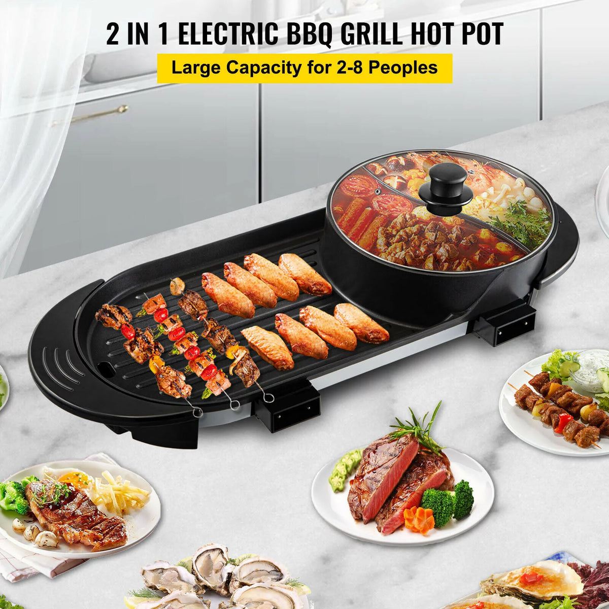 Portable Smokeless Electric BBQ Grill I6153