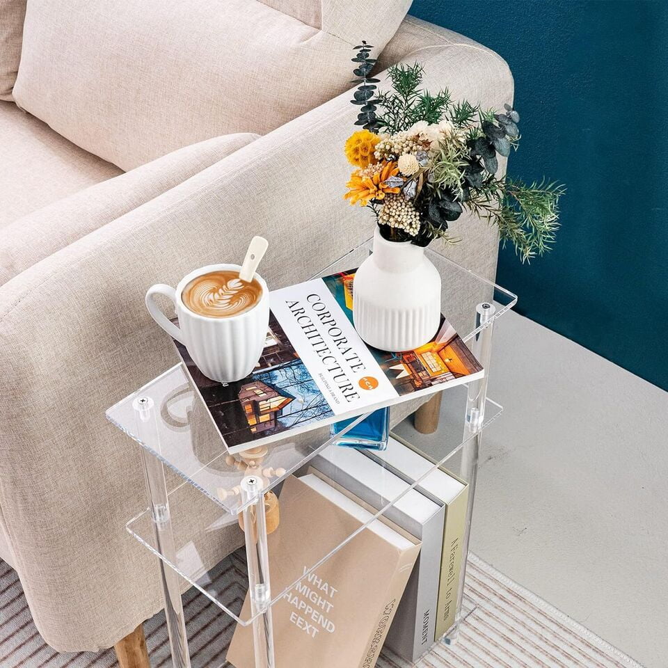 Acrylic Narrow Side Table A61972