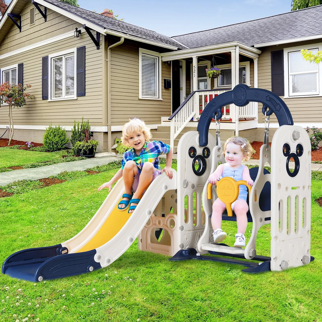 5 in 1 Toddler Swing and Slide Set Y342287