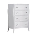 4-drawer Chest Cream White S10657