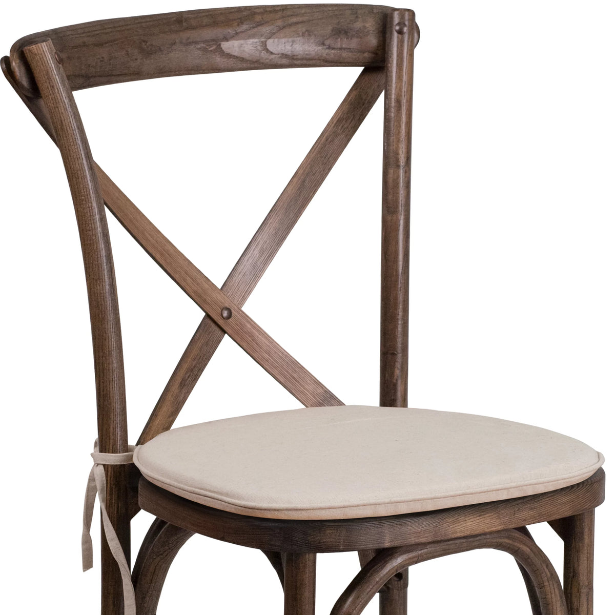 2 Pk. Cross Back Chair with Cushion R86245
