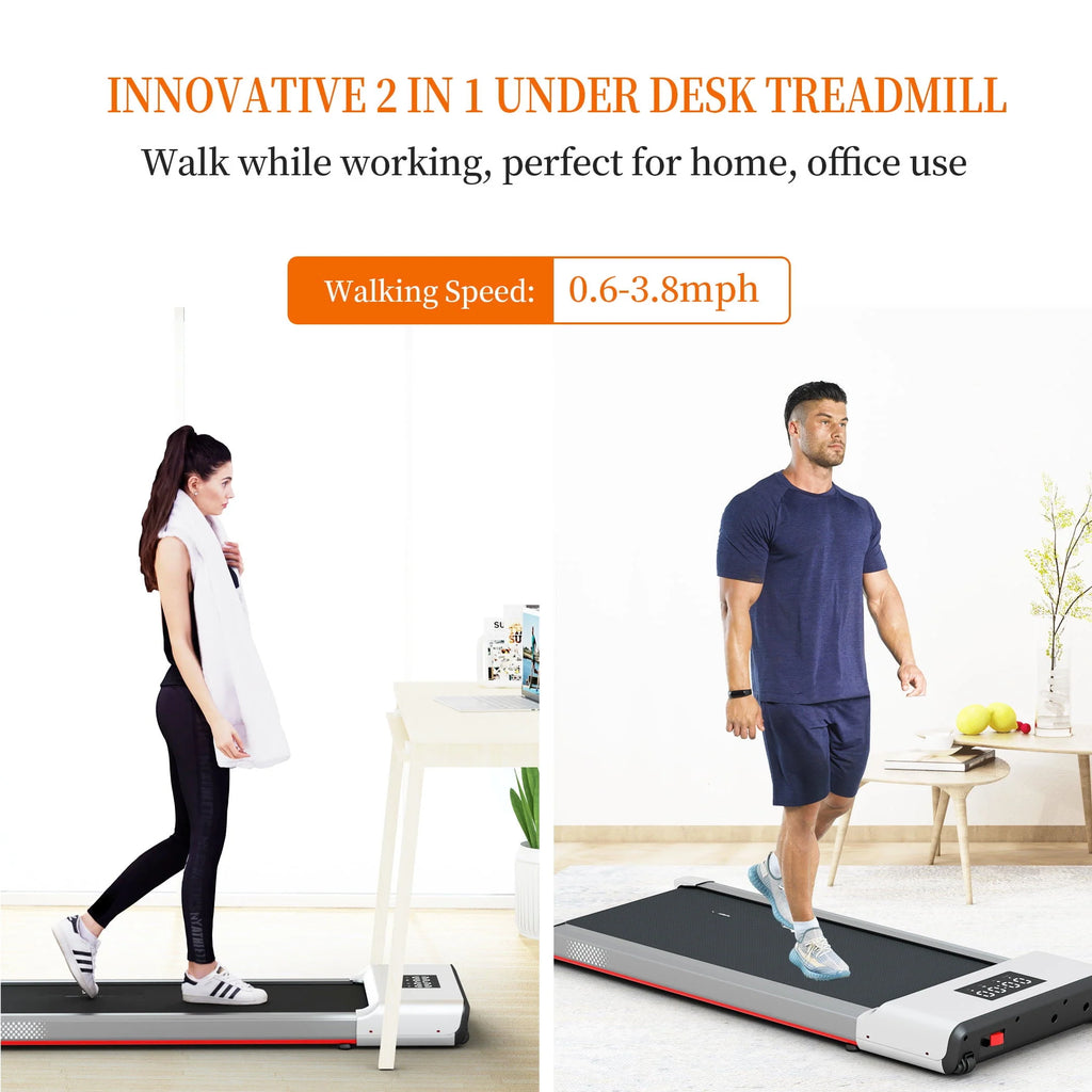 Black Portable Under Desk Treadmill L819