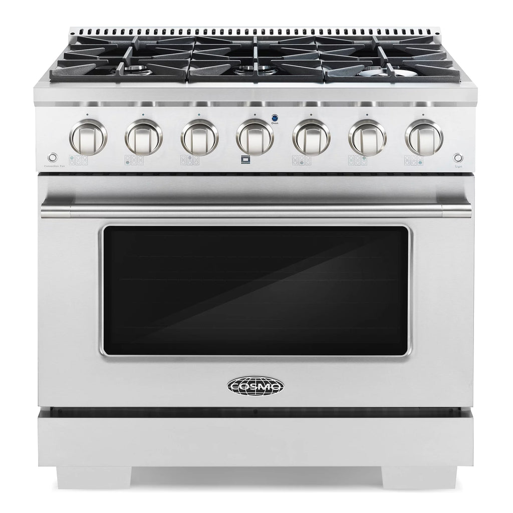 2 Piece Kitchen Appliance Package with Gas Range and Wall Mount Range Hood W555