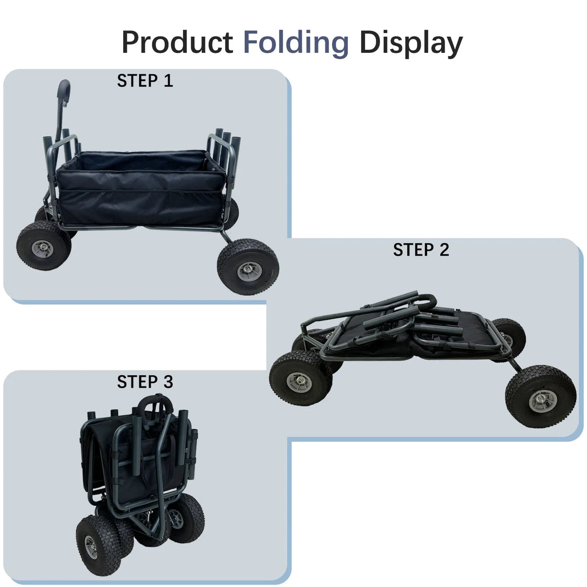 Heavy Duty Foldable Fishing Cart 550 Pound Capacity O130487