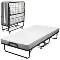 Folding Bed with Memory Foam Mattress and Sturdy Frame, Cot Size O6288