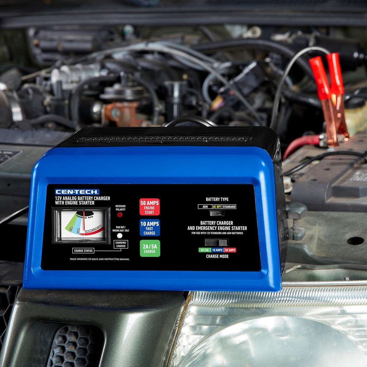 12V Analog Charger with Engine Start G2944
