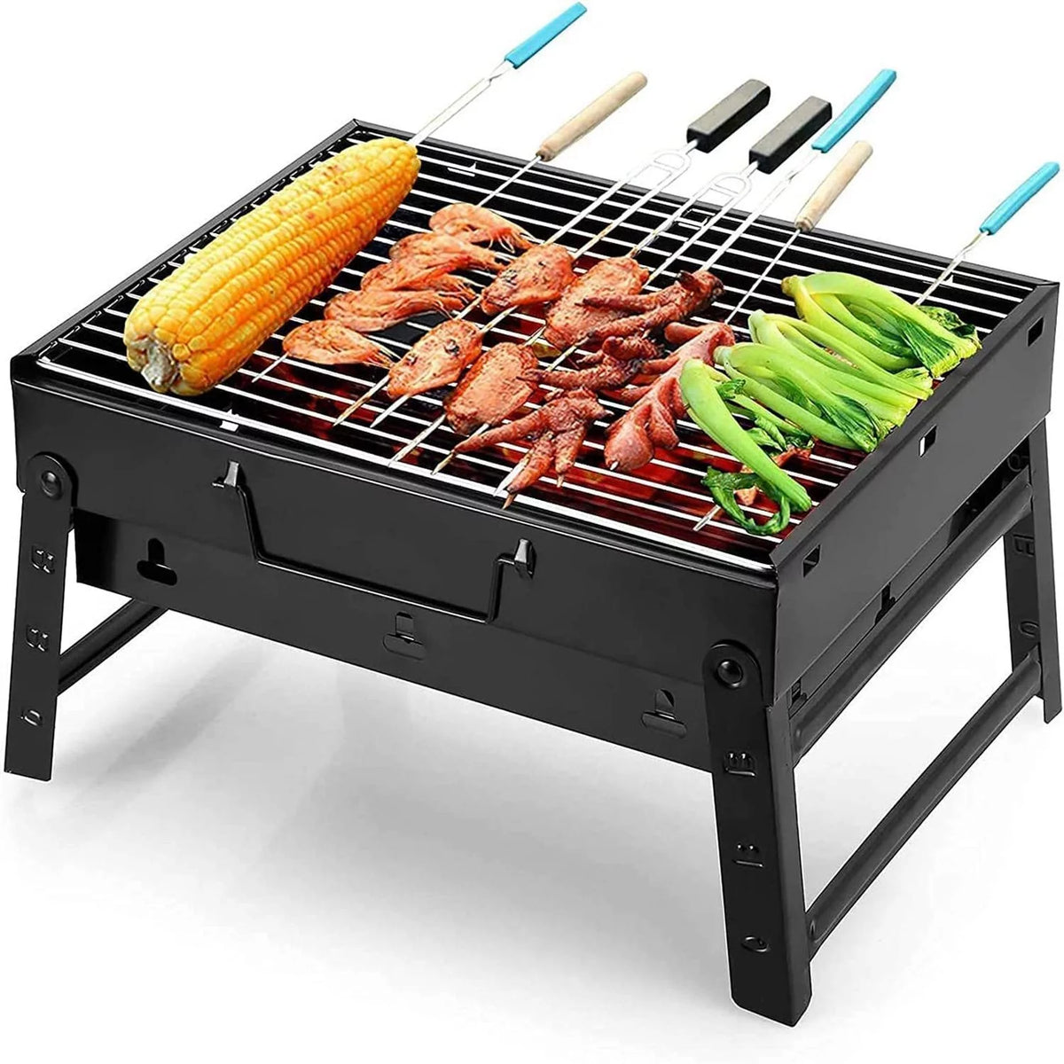 Charcoal Portable Folding BBQ Grill T78180