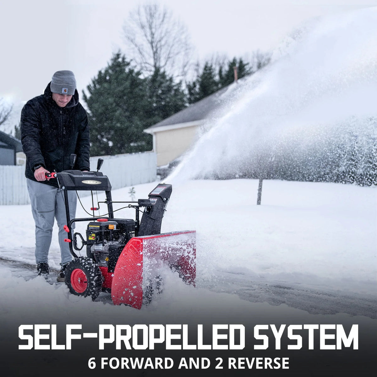 24 in. Two-Stage 212CC Self-Propelled Gas Snow Blower I64205