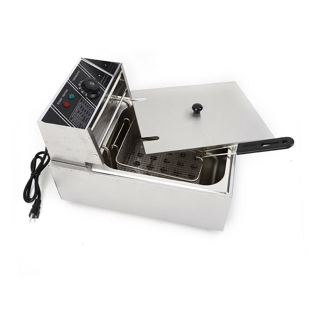 1700W 6L Stainless Steel Electric Deep Fryer V590