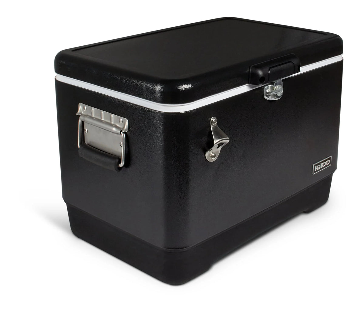 54 Qt Hard Sided Cooler, Black S480
