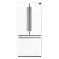 30 17.5 Cu. Ft. Refrigerator with Ice Maker in White with Silver Handles I2234