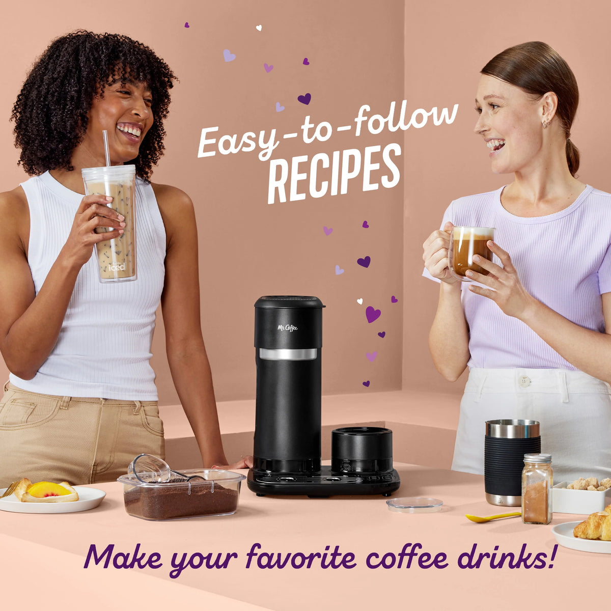 Black Single-Serve Coffee Maker D783933