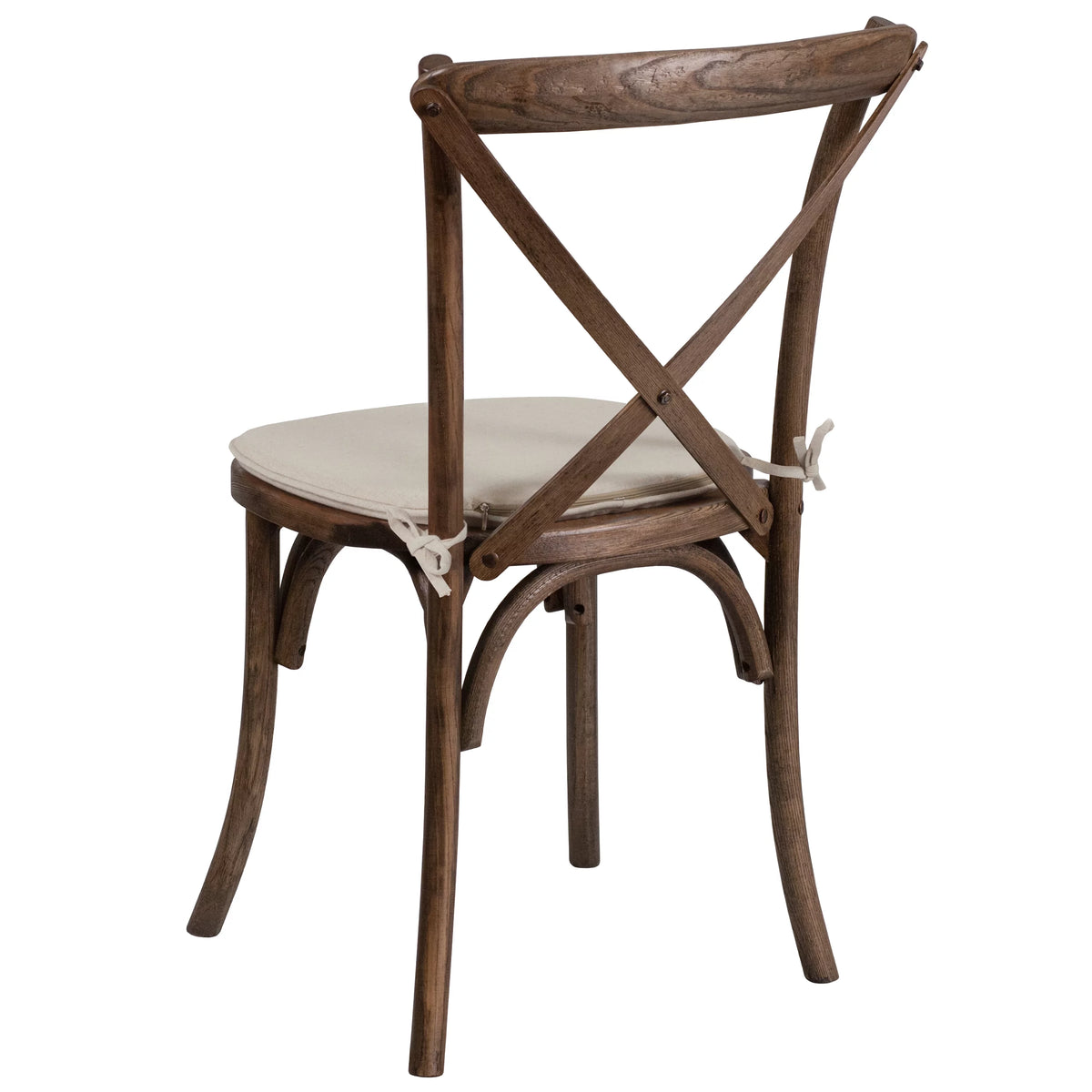 2 Pk. Cross Back Chair with Cushion R86245