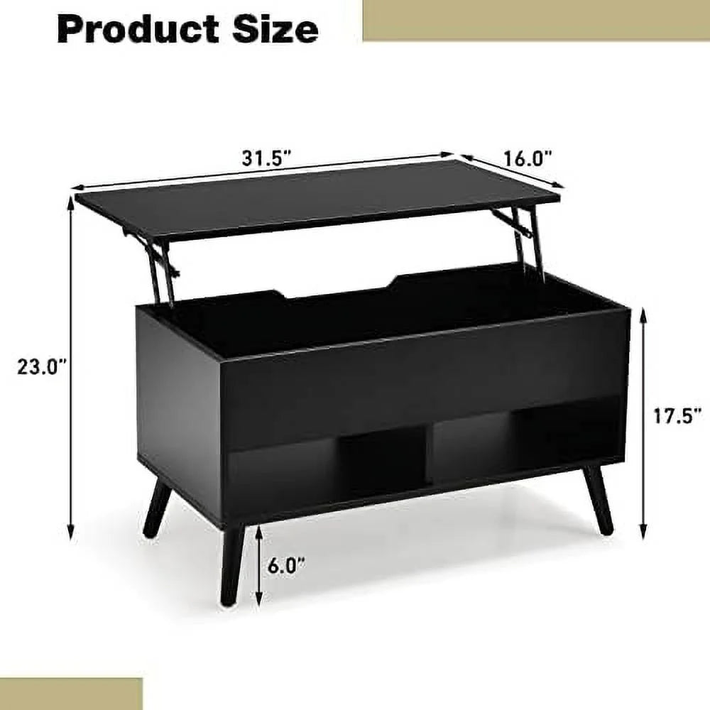 Lift Top Coffee Table with Hidden Compartment O636567