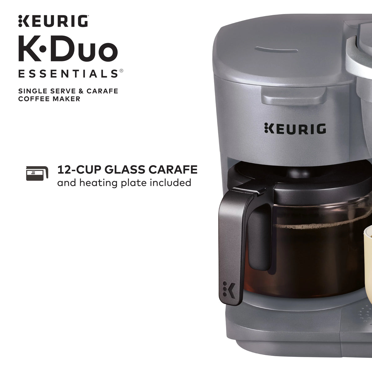 Black Single-Serve K-Cup Pod Coffee Maker D9430