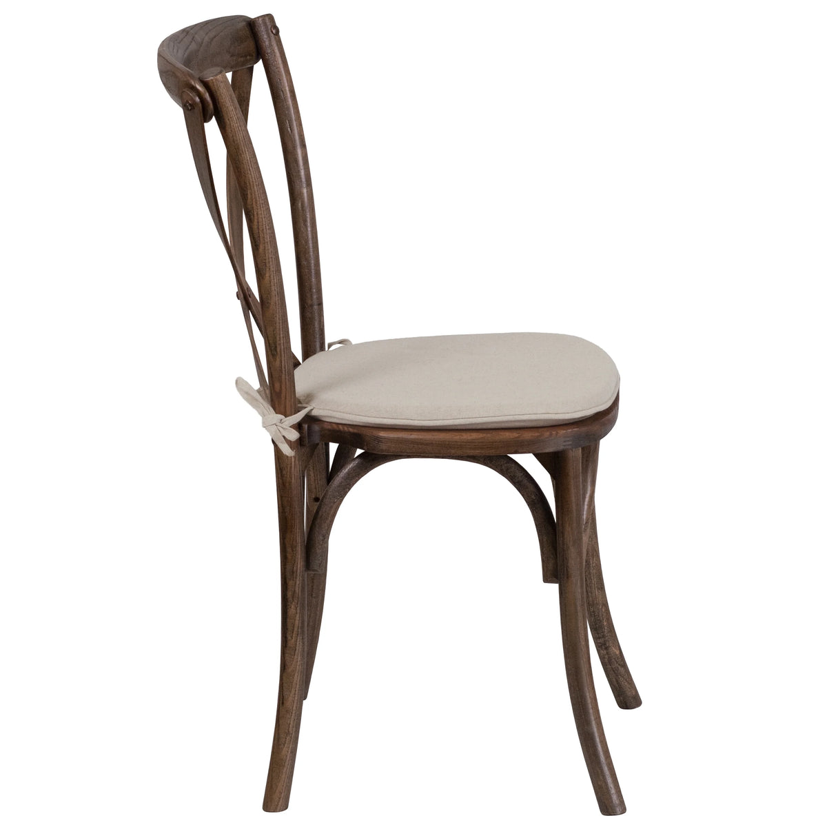 2 Pk. Cross Back Chair with Cushion R86245